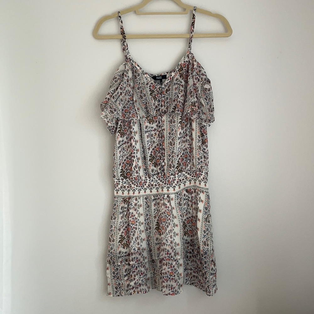 PAIGE Olympia Silk Mini Dress